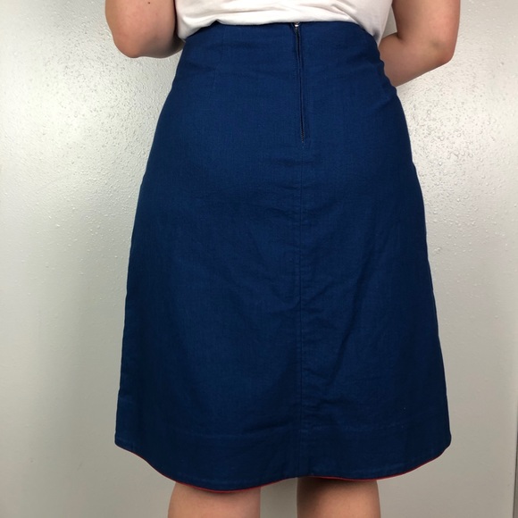 TRADEMARK A-line Pleated primary color skirt sz10 - Picture 2 of 4